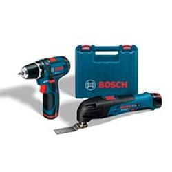 Combo Taladro Bosch GSR 12-2-LI - Multicortadora Bosch GOP 10.8 V-LI