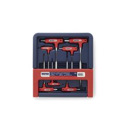 Set de 7 Llaves Allen Cardanicas Mango "T" Bremen 5030